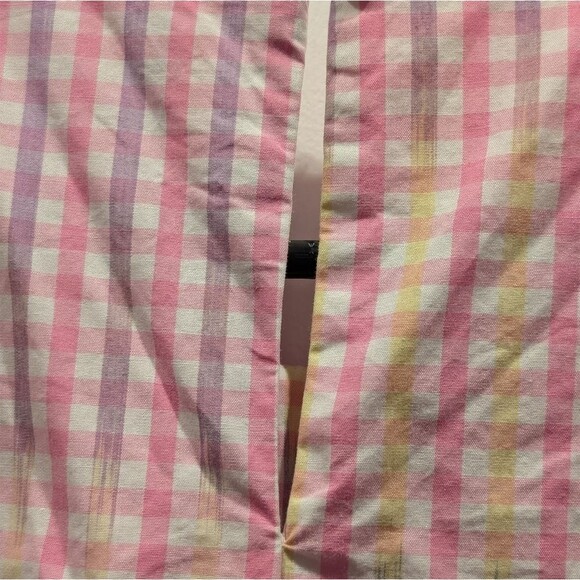 Cottagecore Gingham Tiered Midi Dress Charter Club Ombre Ruffle Spring Size M - Picture 6 of 7